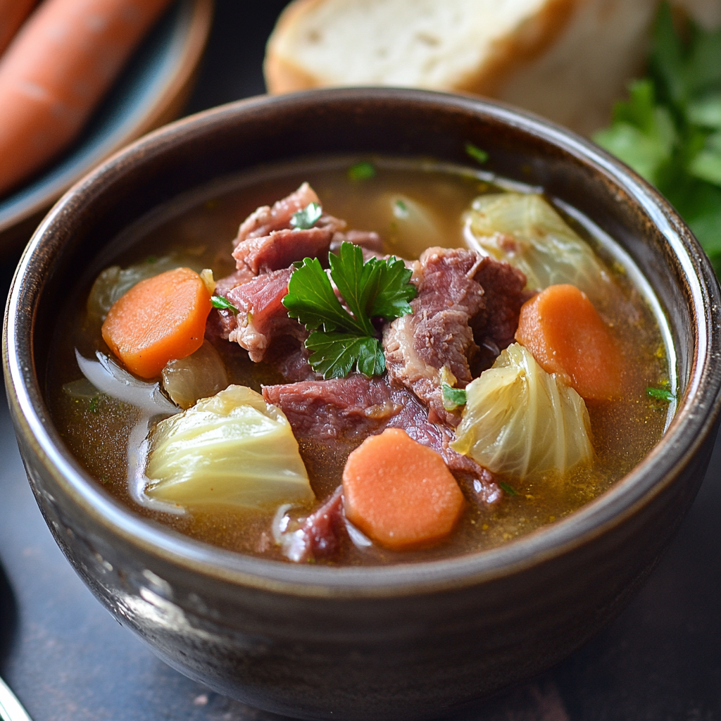Corned Beef and Cabbage Soup: A Comforting Classic with Hearty Irish Charm