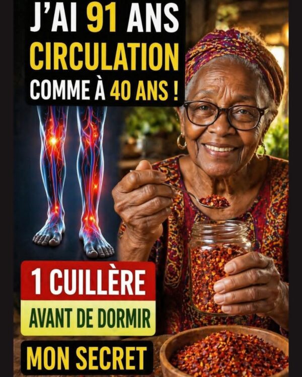 Personnes âgées ! Que se passerait-il si vous consommiez du poivre de Cayenne avant de vous coucher pour favoriser la circulation sanguine dans les jambes et les pieds ?
